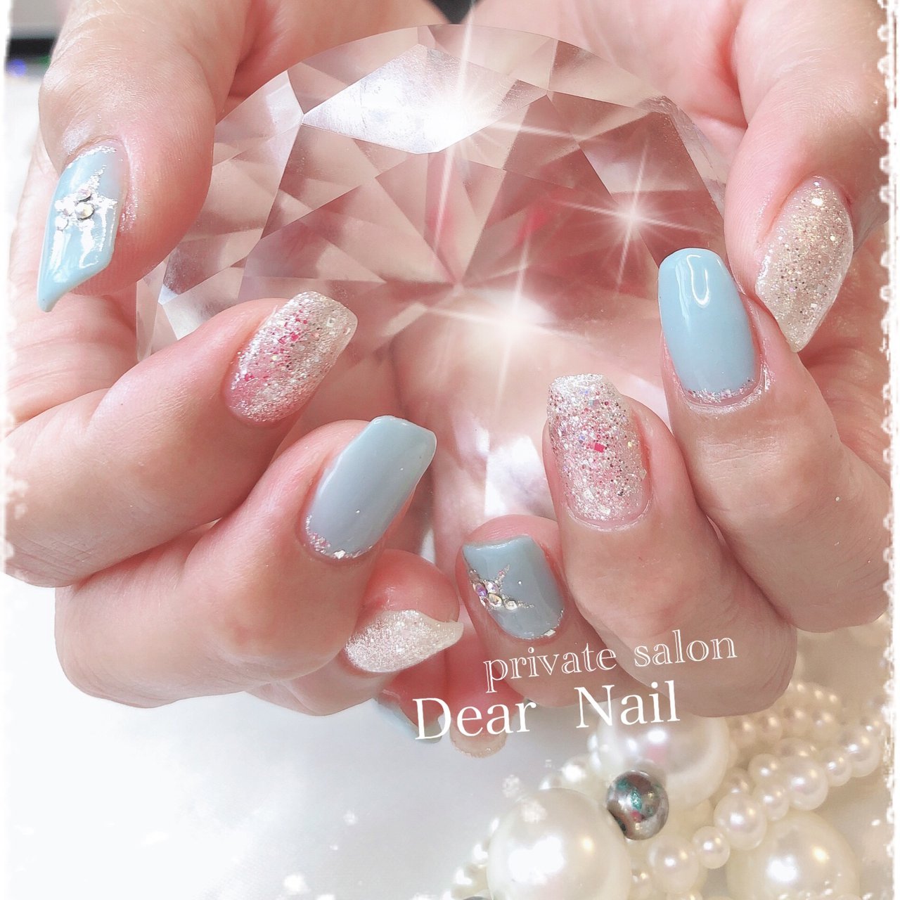 夏 秋 オールシーズン ハンド ラメ Dearnail39のネイルデザイン No ネイルブック