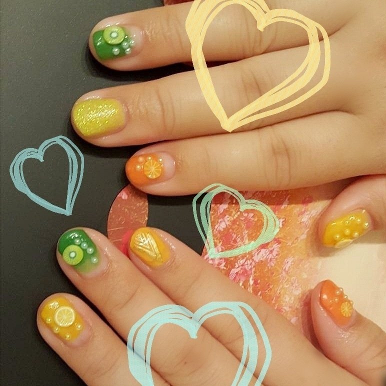 夏 ライブ ハンド ラメ ビジュー 撫子 なしこ のネイルデザイン No ネイルブック