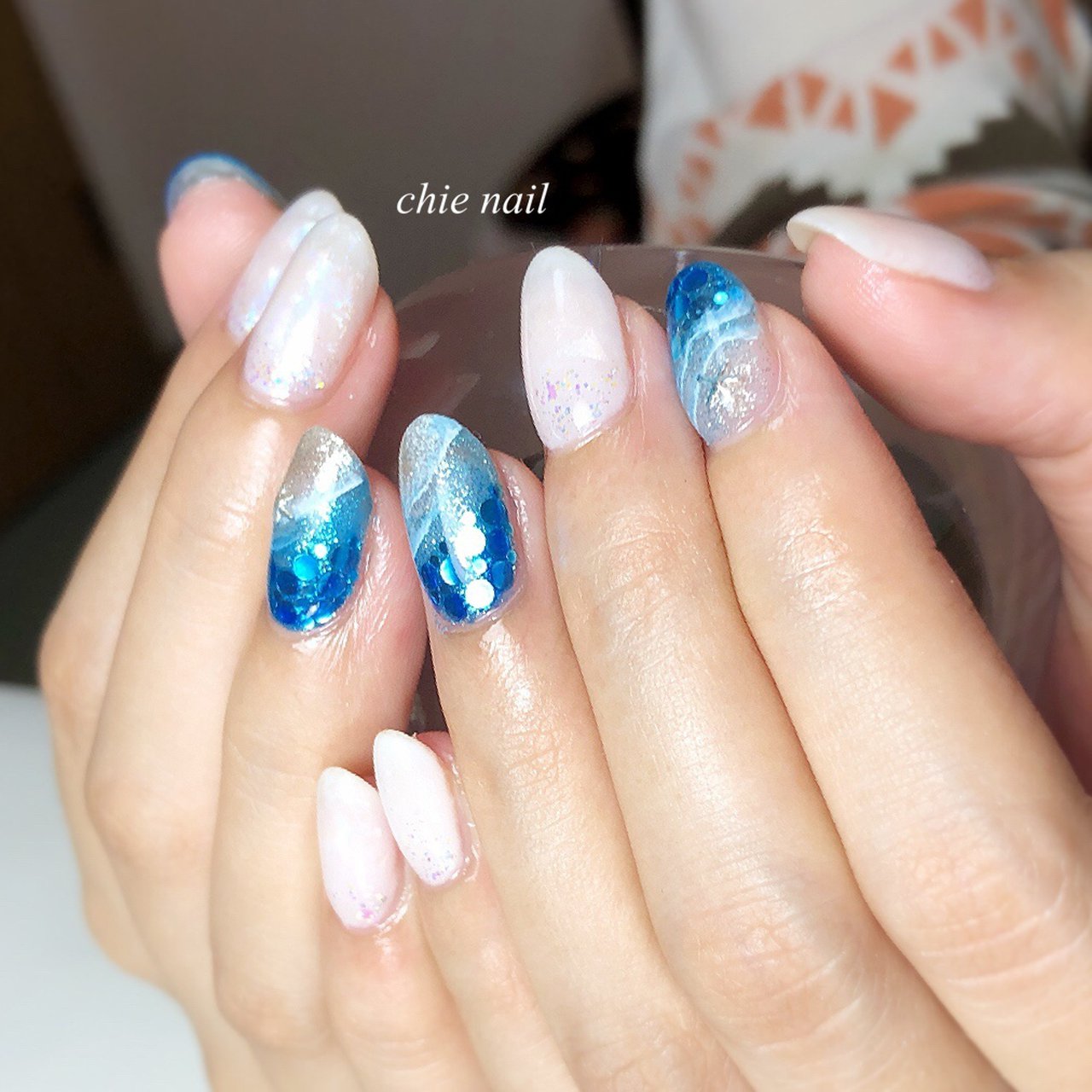 夏 旅行 海 リゾート ハンド Chie Nailチエネイルのネイルデザイン No ネイルブック