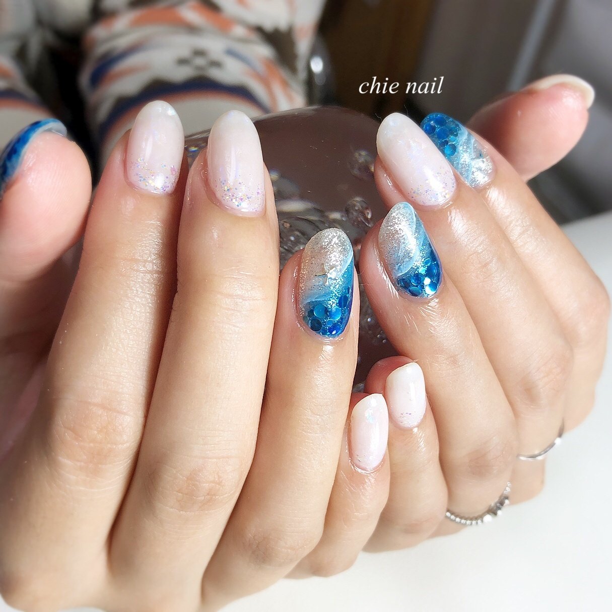 夏 旅行 海 リゾート ハンド Chie Nailチエネイルのネイルデザイン No ネイルブック