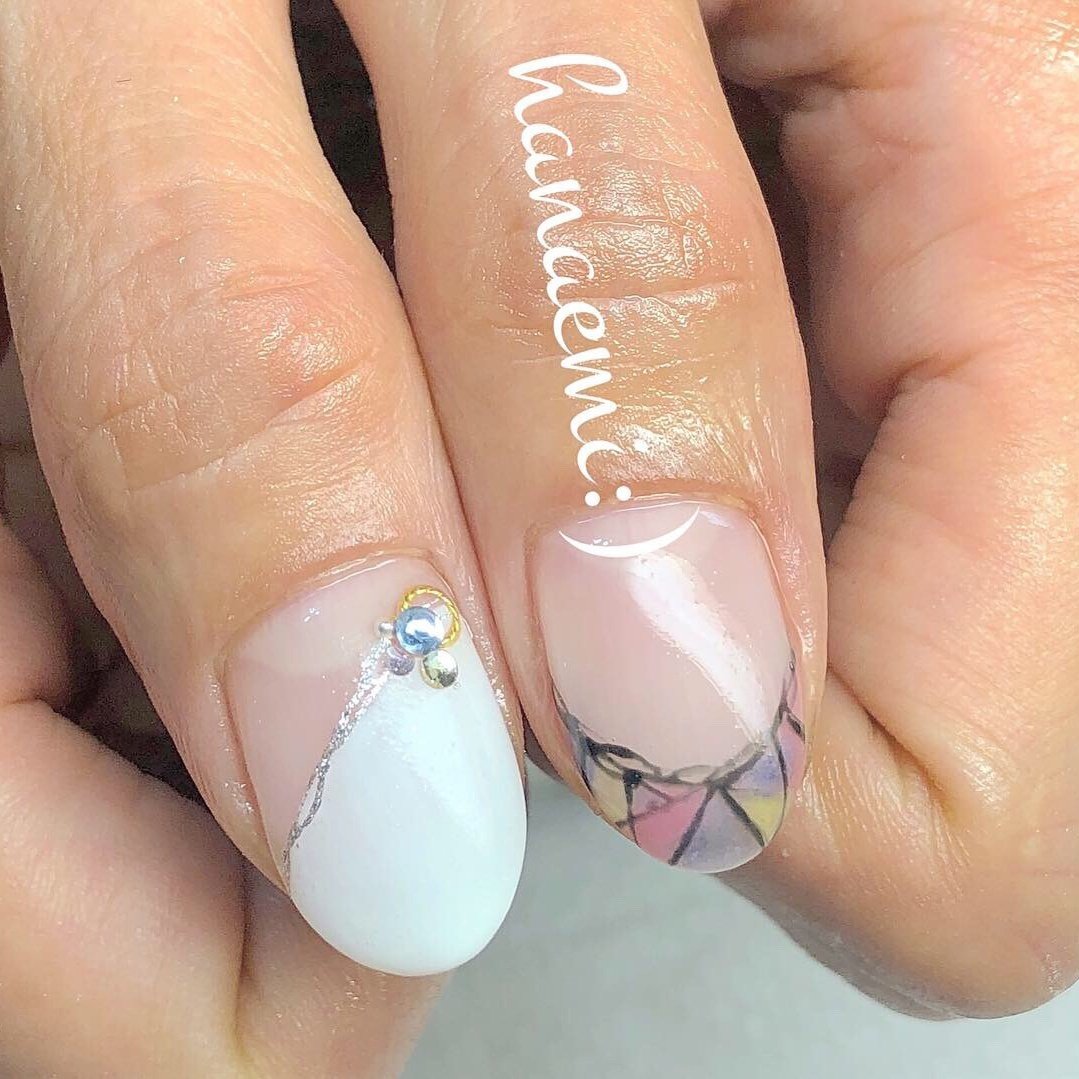 夏 海 リゾート 女子会 ハンド Nail Smile Hanaemiﾟ ﾟஐ美沙 のネイルデザイン No ネイルブック