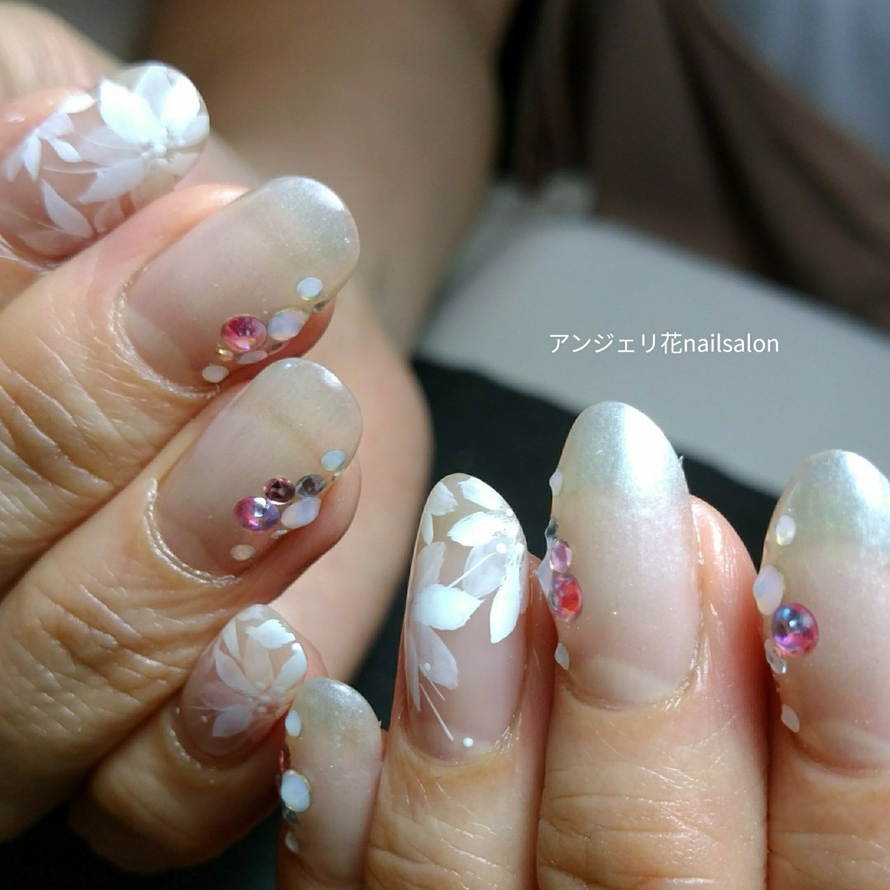 オールシーズン ハンド お客様 アンジェリ花nailsalon Schoolのネイルデザイン No ネイルブック