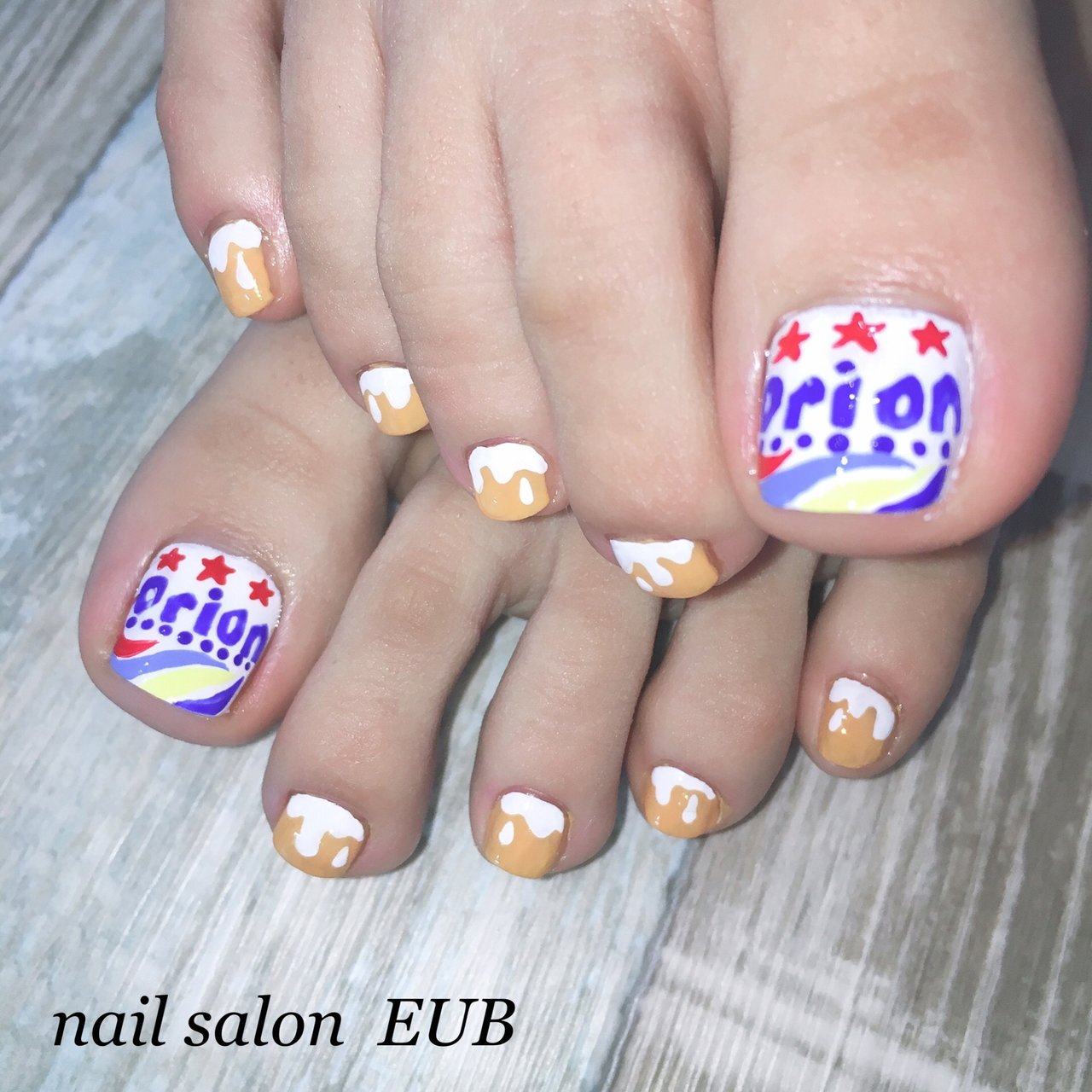 フット ペディキュア お客様 Nail Salon Eubのネイルデザイン No ネイルブック