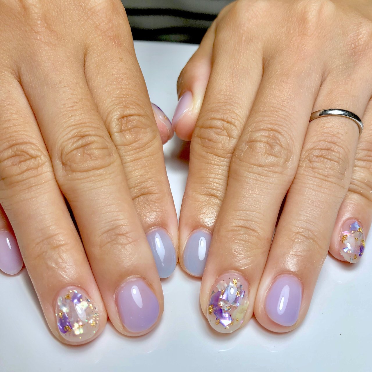 夏 梅雨 海 リゾート ハンド さやぷーのネイルデザイン No ネイルブック