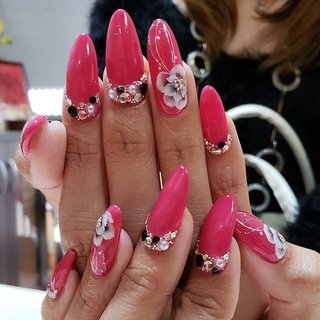 アンギュラー筆のネイルデザイン ネイルブック