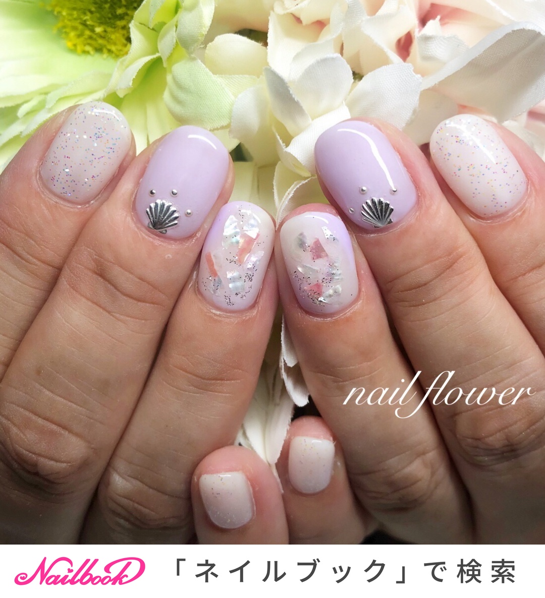 ジェル お客様 Nail Flower ネイルフラワーのネイルデザイン No ネイルブック