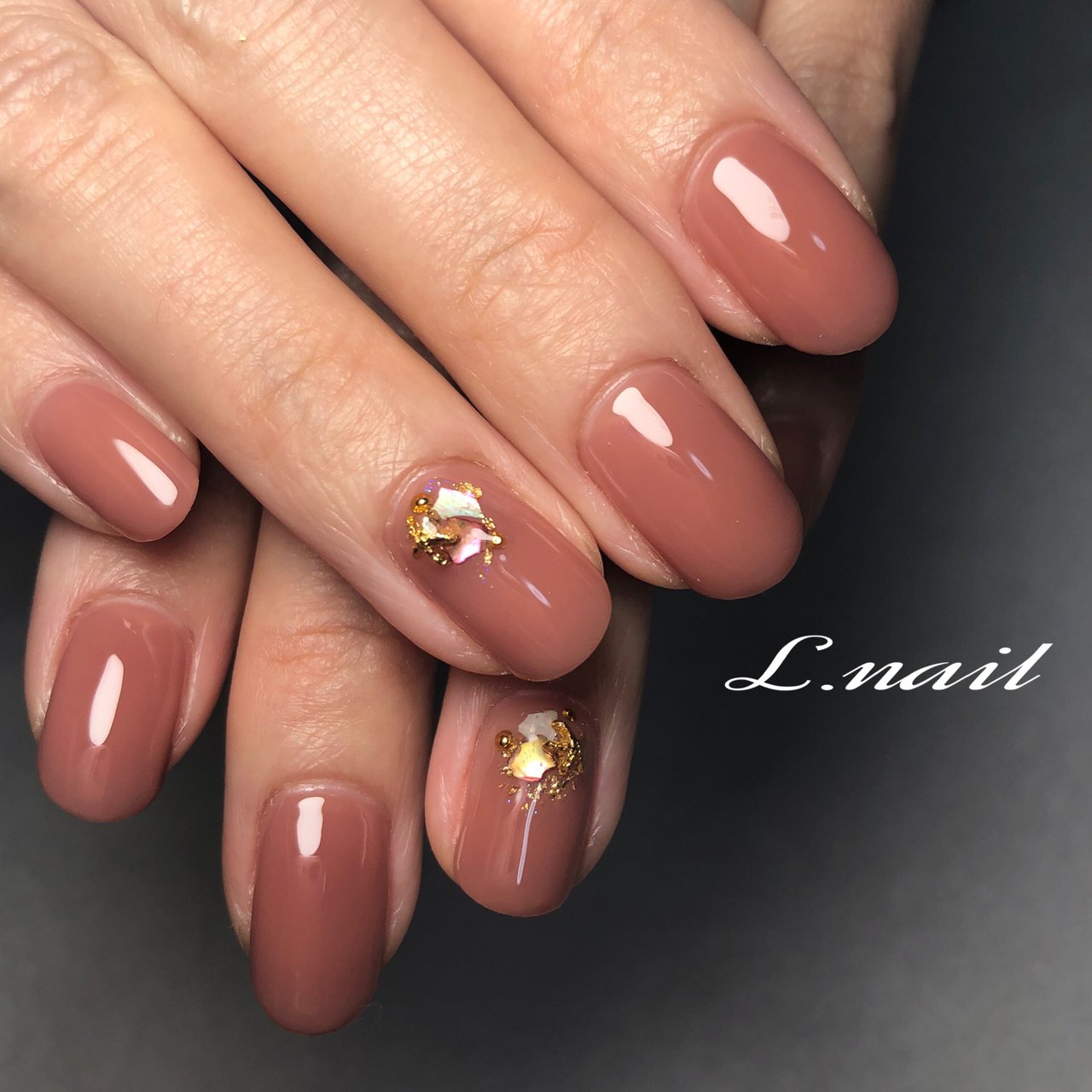 夏 秋 ハンド シンプル ワンカラー Lnail18のネイルデザイン No ネイルブック