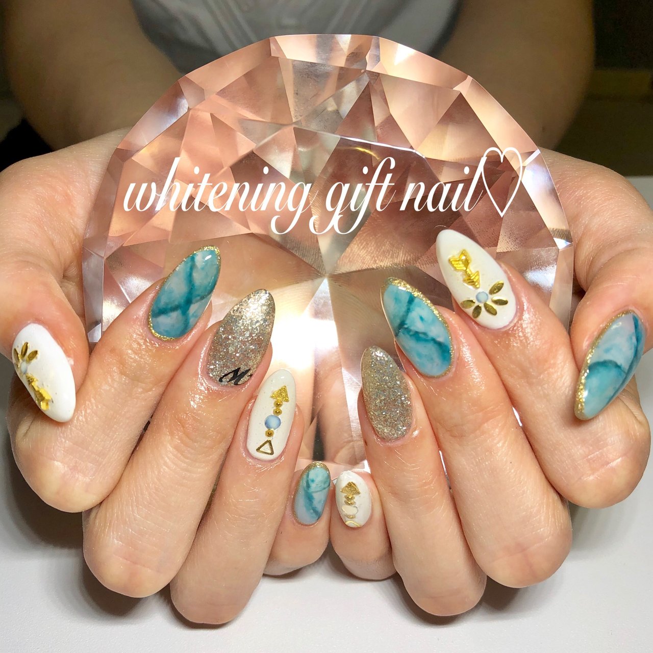 夏 海 リゾート デート ハンド Nailsalon R 大垣のネイルデザイン No ネイルブック