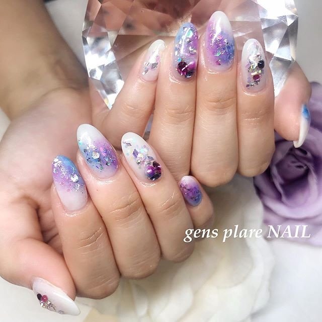 夏 オールシーズン 梅雨 海 ハンド Gpnail Sayakaのネイルデザイン No ネイルブック