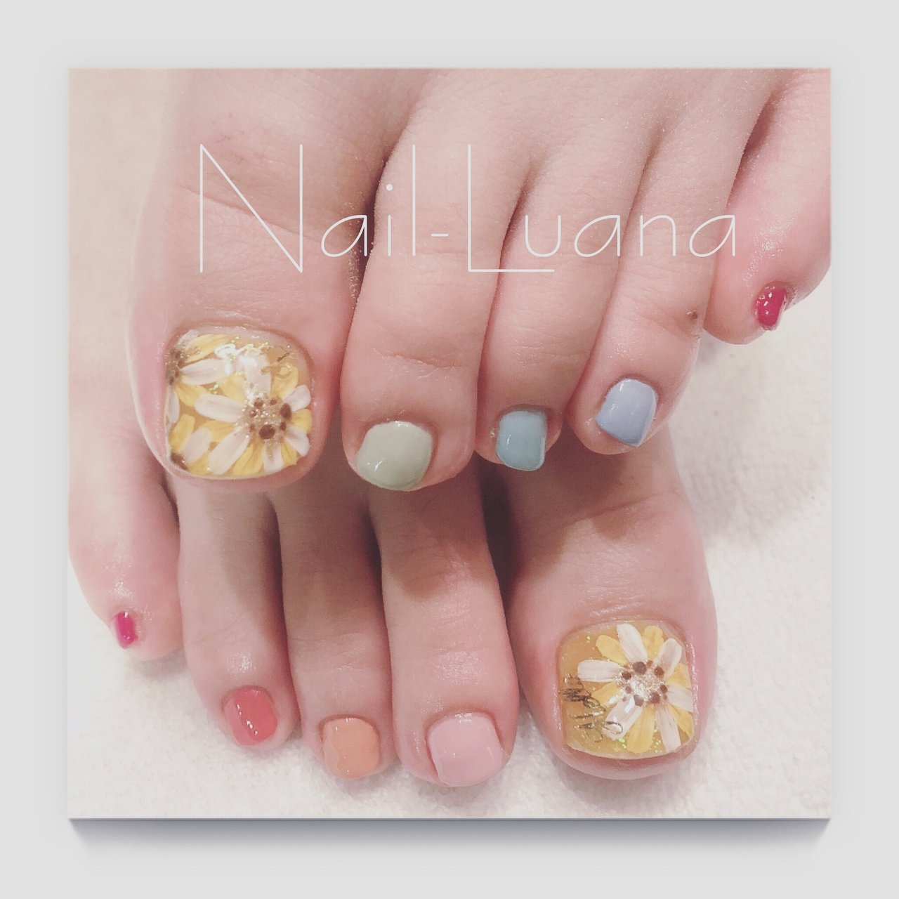 夏 旅行 海 リゾート フット Yumiのネイルデザイン No ネイルブック