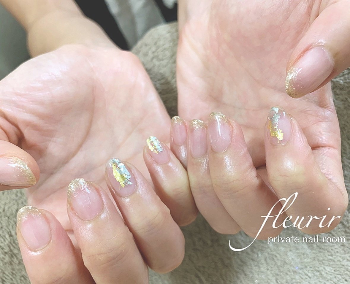 夏 オールシーズン オフィス ハンド グラデーション Nailsakiのネイルデザイン No ネイルブック