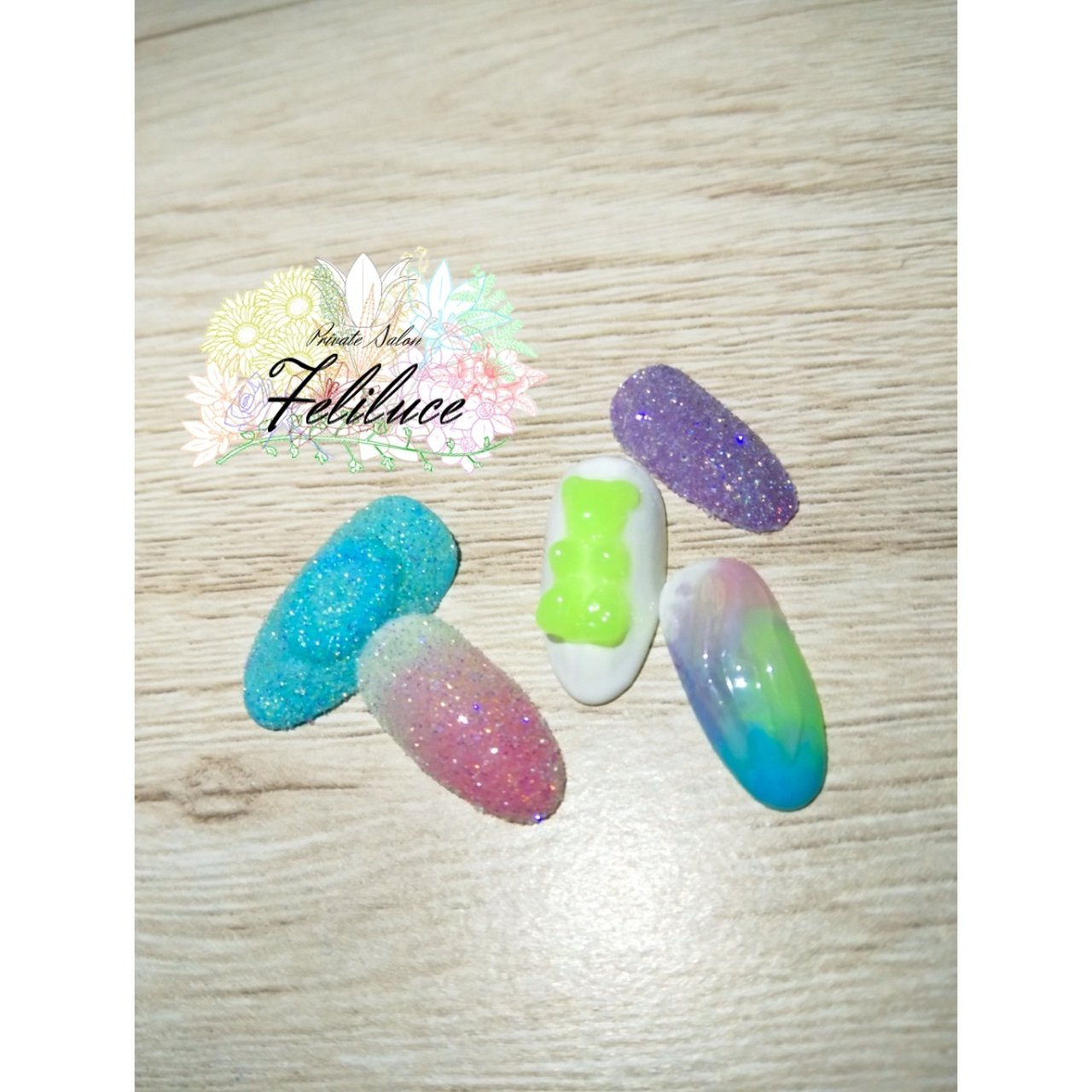 オールシーズン 女子会 ハンド グラデーション キャラクター Felilucenailのネイルデザイン No ネイルブック