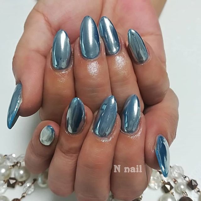 夏 冬 オールシーズン ハンド ミラー N Nailのネイルデザイン No ネイルブック