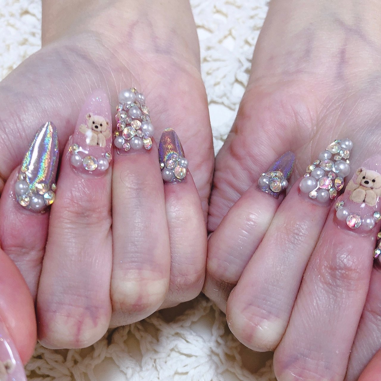 オールシーズン ハンド シンプル ワンカラー デコ Nailsalon Hanaのネイルデザイン No ネイルブック