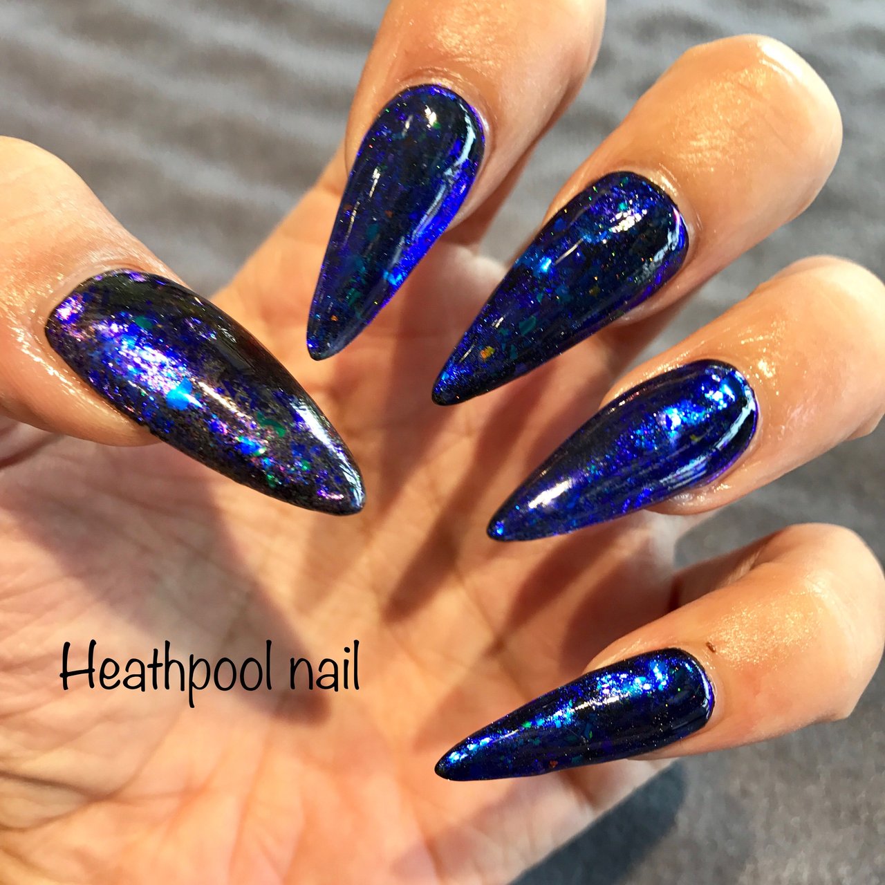 ハンド ワンカラー ネイビー ジェル Heathpoolnailのネイルデザイン No ネイルブック