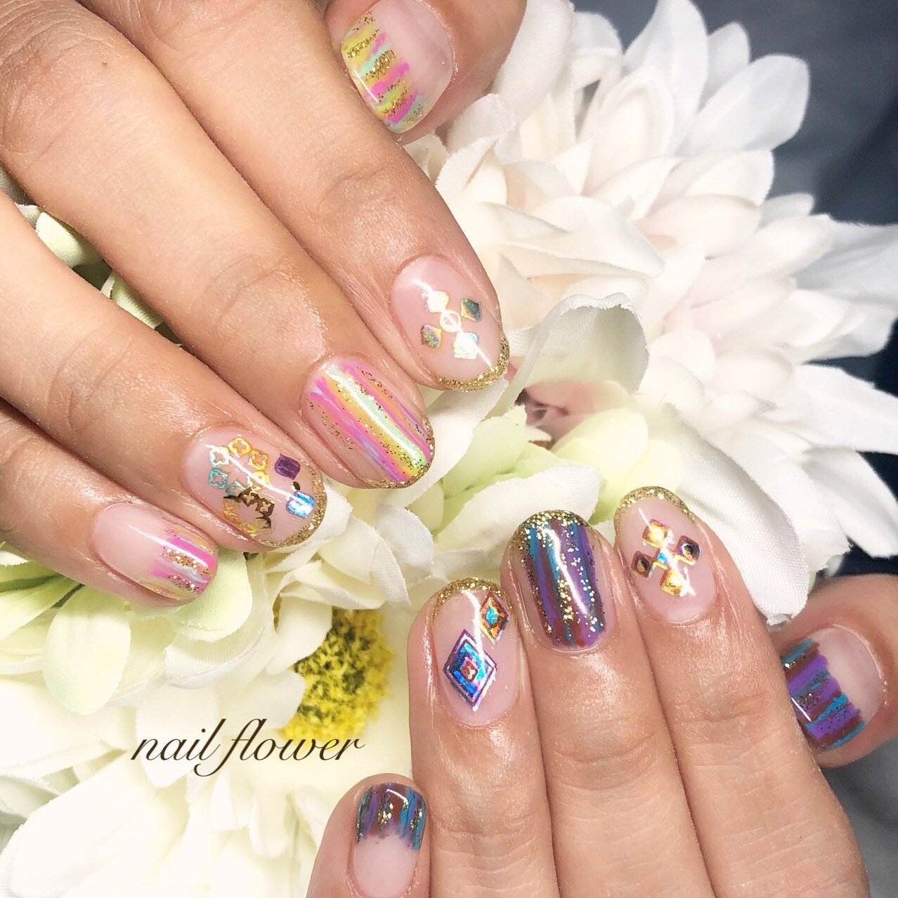 Nail Flower ネイルフラワー 中野新橋 のネイルデザイン No ネイルブック