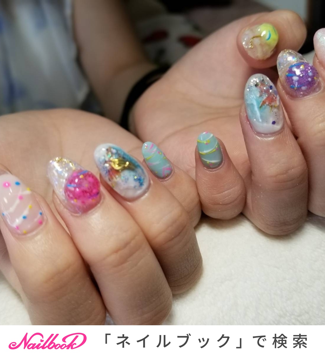 動くネイルのネイルデザイン ネイルブック