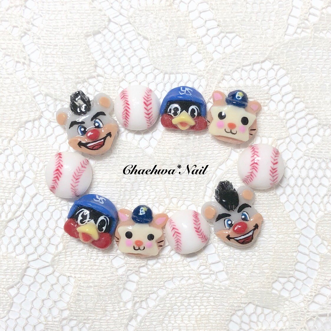 痛ネイル キャラクター 3d Chaehwa 8127のネイルデザイン No ネイルブック