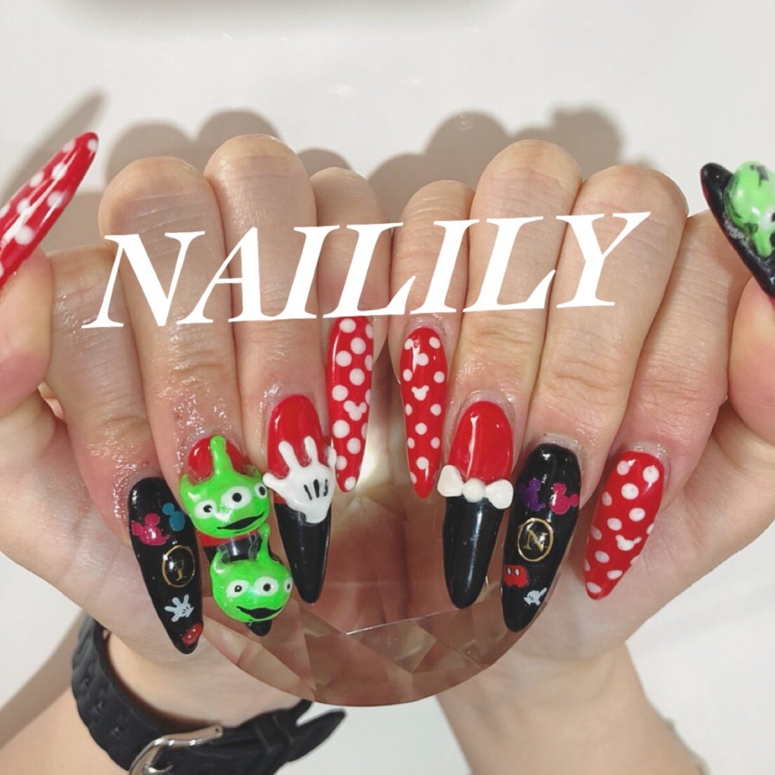 オールシーズン ハンド キャラクター 3d ロング Naililyのネイルデザイン No 4568897 ネイルブック