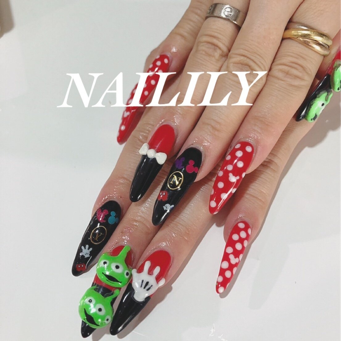 オールシーズン ハンド キャラクター 3d ロング Naililyのネイルデザイン No ネイルブック