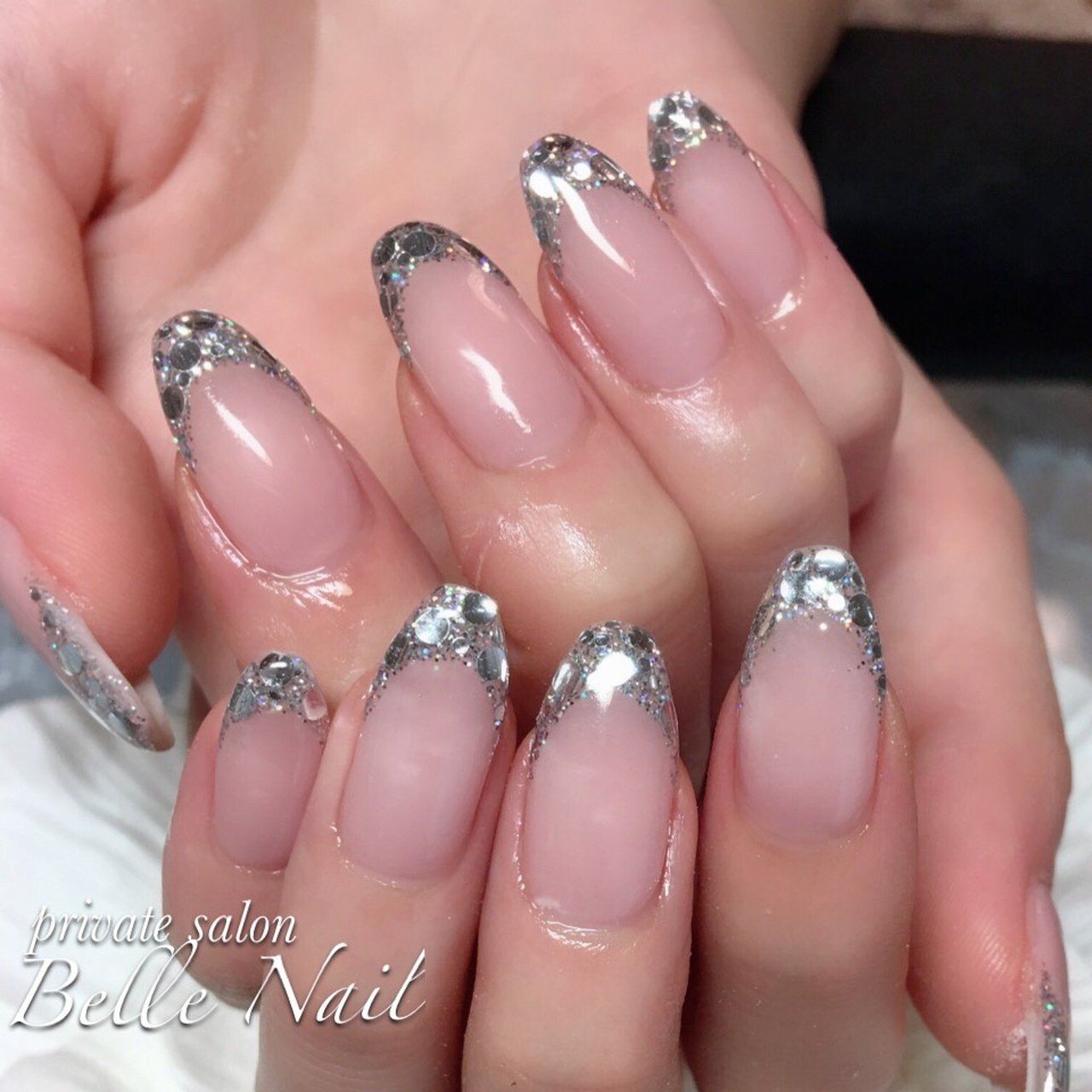 夏 オールシーズン ハンド シンプル フレンチ Belle Nail Akiのネイルデザイン No ネイルブック