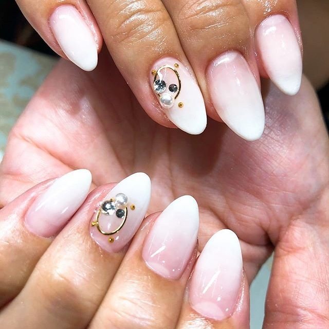 オールシーズン 入学式 オフィス ブライダル ハンド グランドデザイン穂積店のネイルデザイン No ネイルブック