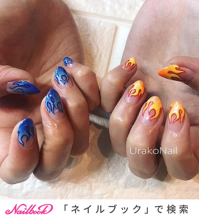 夏 オールシーズン ハンド ラメ ジェル Urakonailのネイルデザイン No ネイルブック