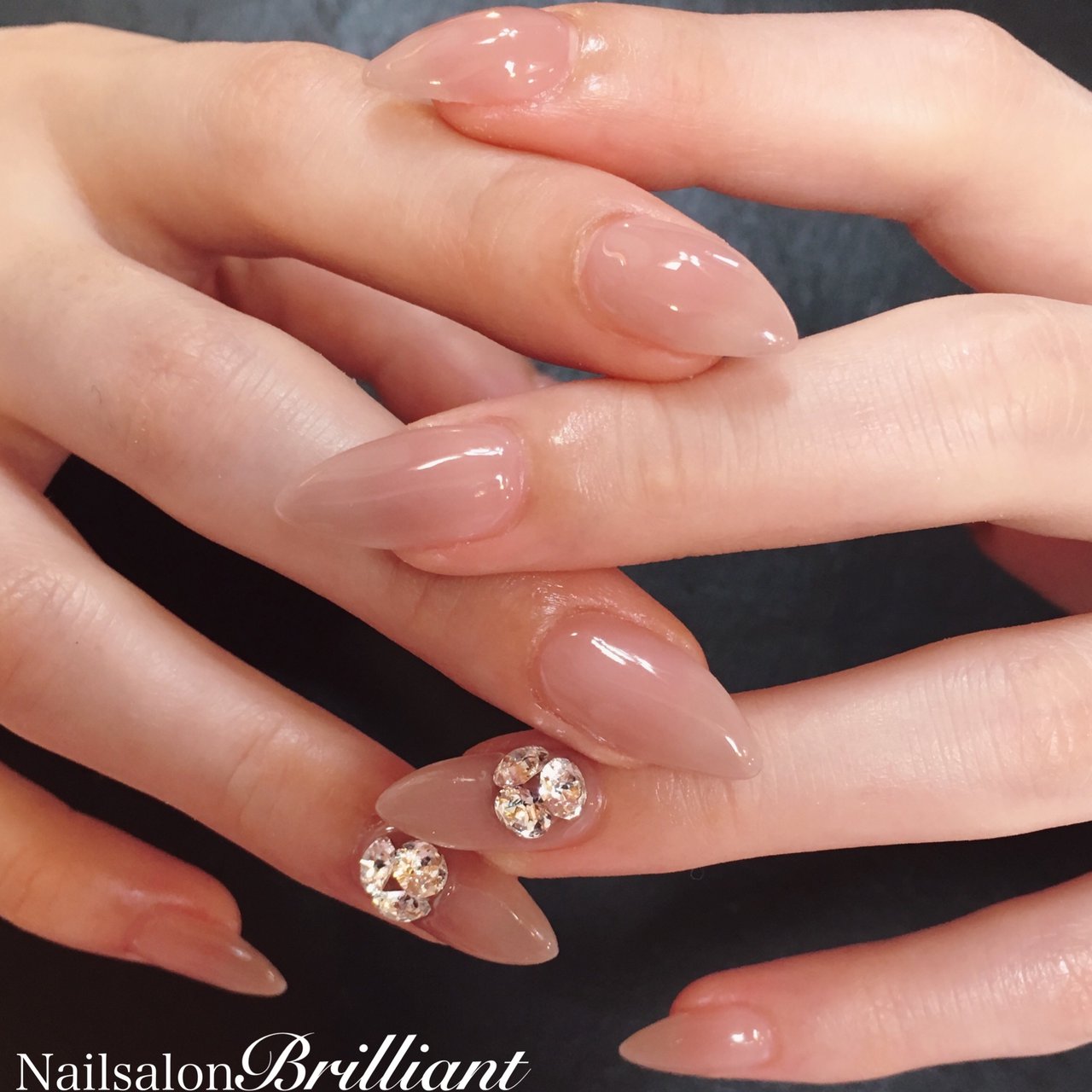 夏 オールシーズン オフィス デート ハンド Nailsalonbrilliantのネイルデザイン No ネイルブック
