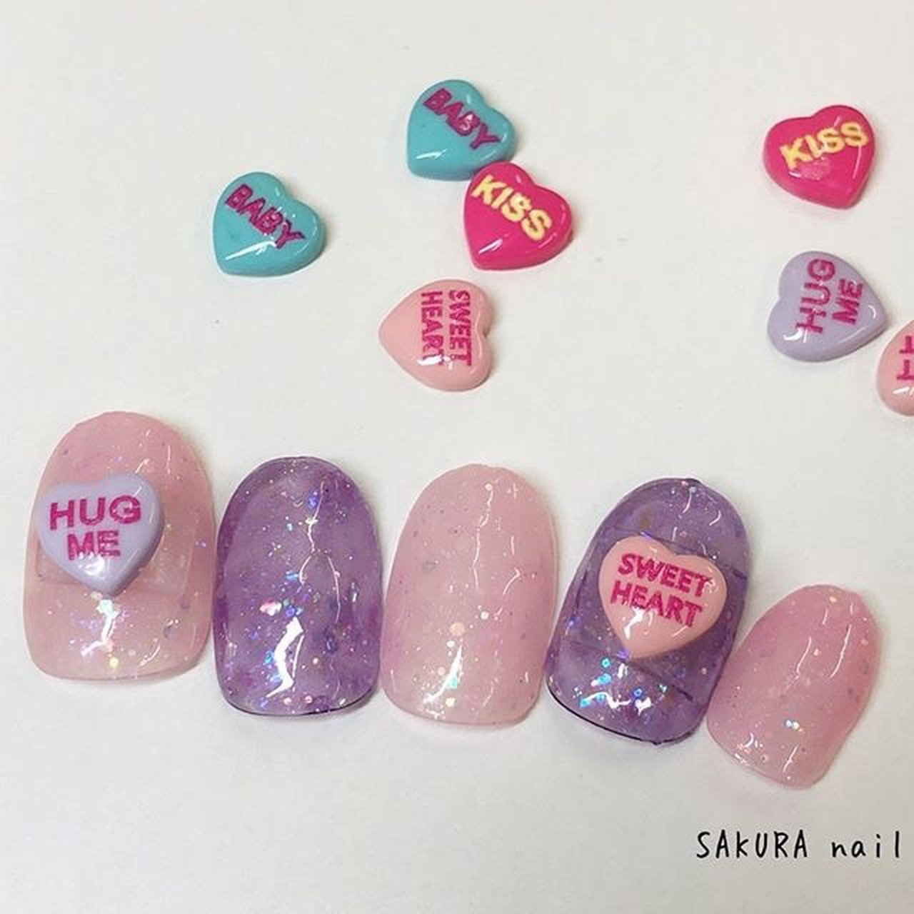 ハンド ピンク パープル Sakura Nailのネイルデザイン No ネイルブック