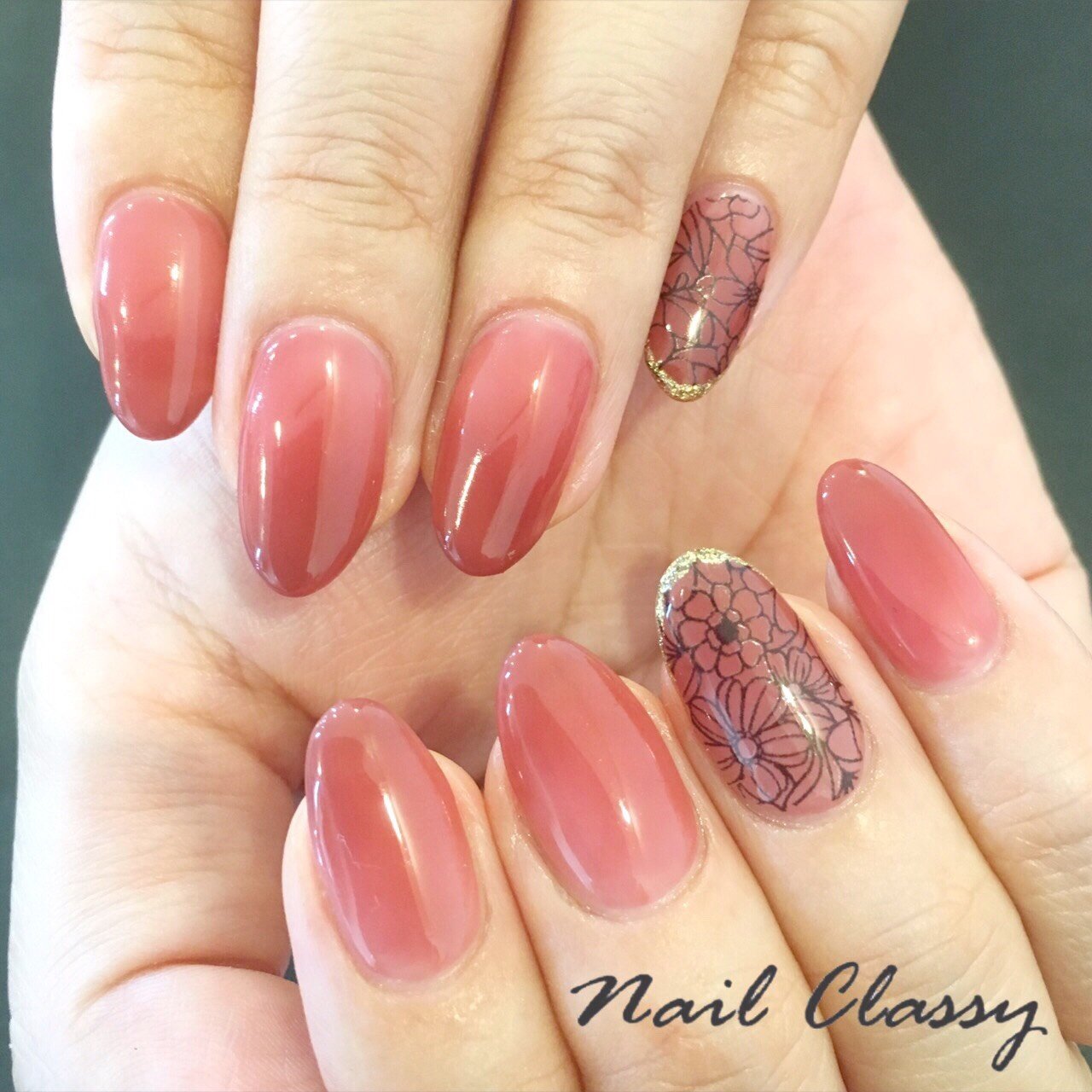 秋 冬 ハンド シンプル グラデーション Nail Classyのネイルデザイン No ネイルブック