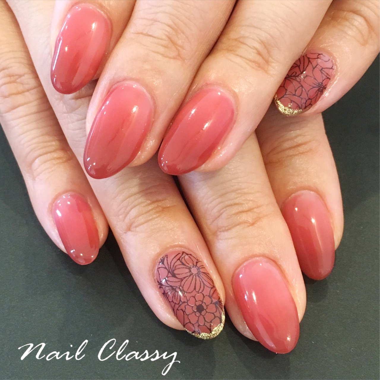 秋 冬 ハンド シンプル グラデーション Nail Classyのネイルデザイン No ネイルブック