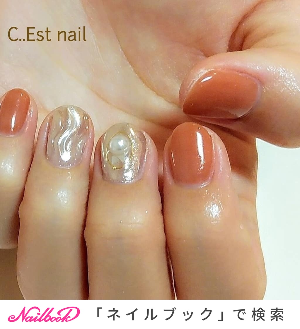 夏 秋 オールシーズン 女子会 ハンド C Est Nailのネイルデザイン No ネイルブック