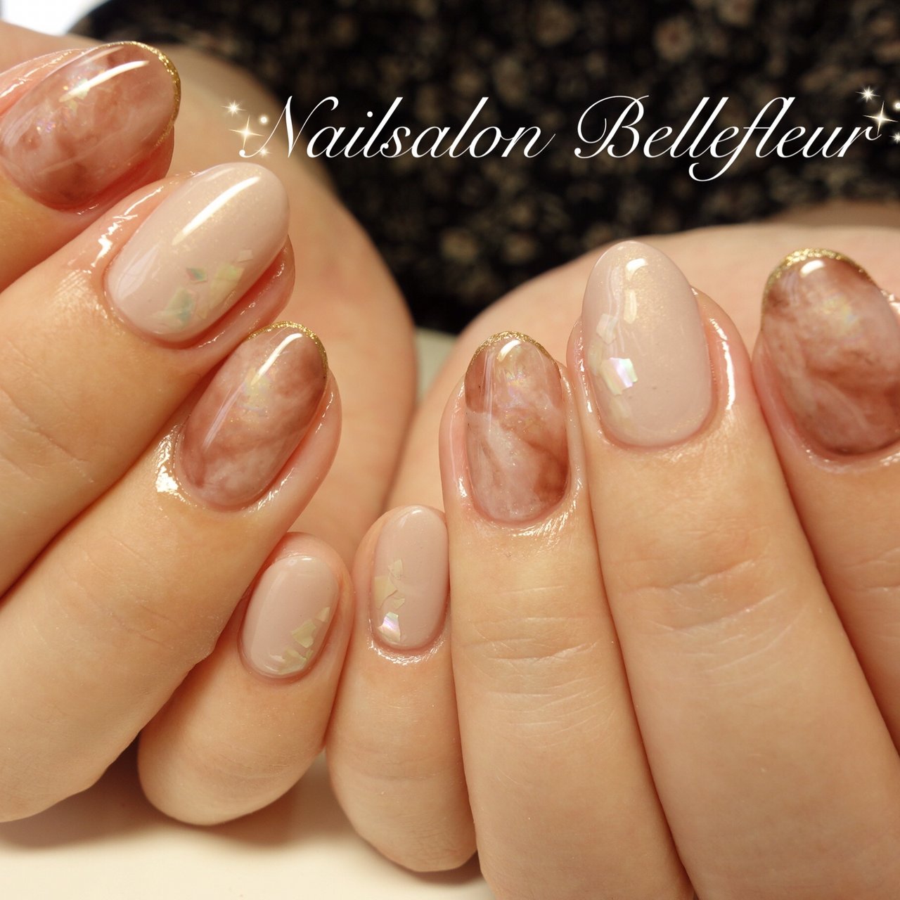 秋 冬 オフィス 女子会 ハンド 秋田nailsalonbellefleur 加藤あさみ のネイルデザイン No ネイルブック