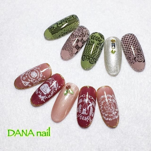秋 ハンド ワンカラー ジェル ネイルチップ 藤原 美奈 Dana Nailのネイルデザイン No ネイルブック