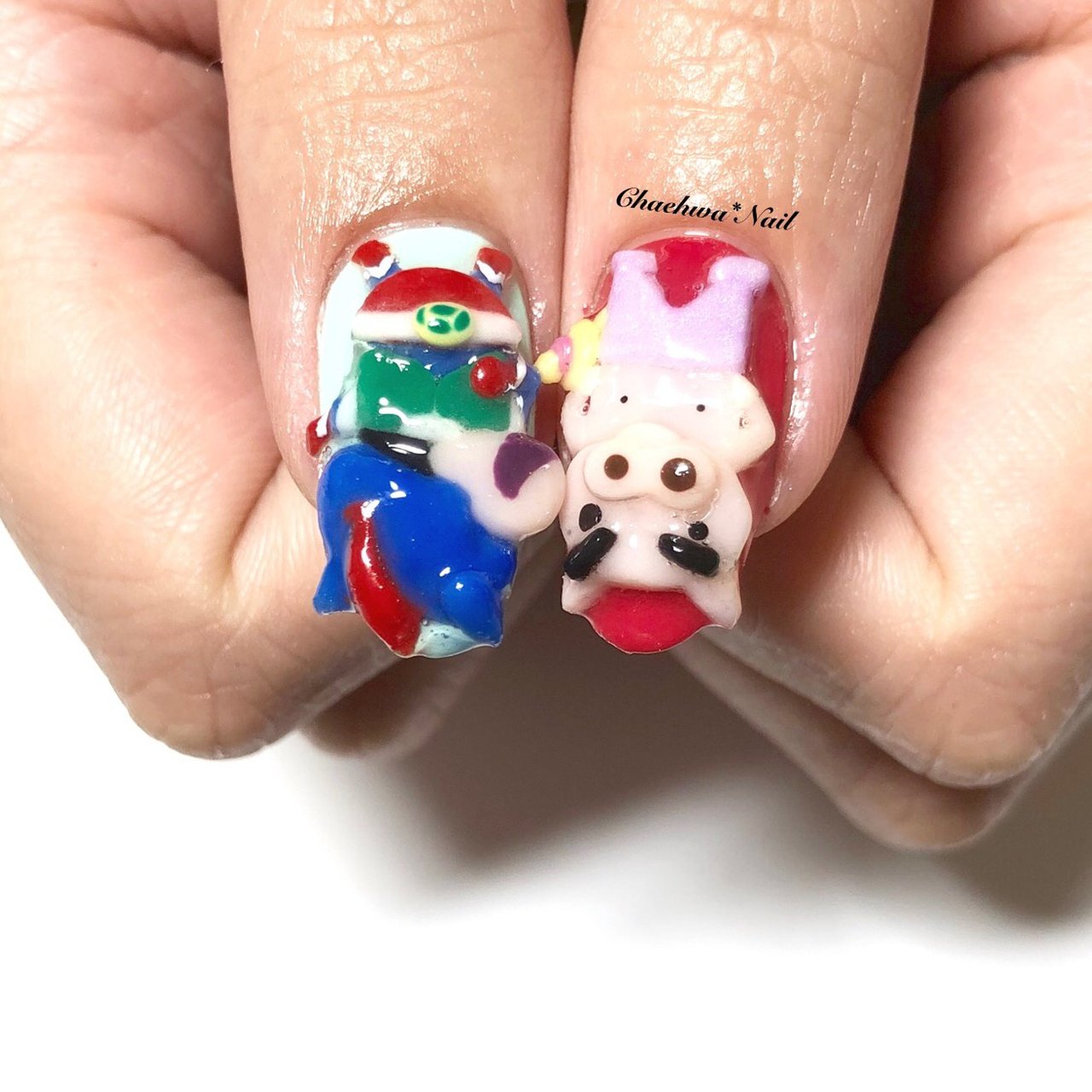 オールシーズン/ライブ/ハンド/ワンカラー/痛ネイル