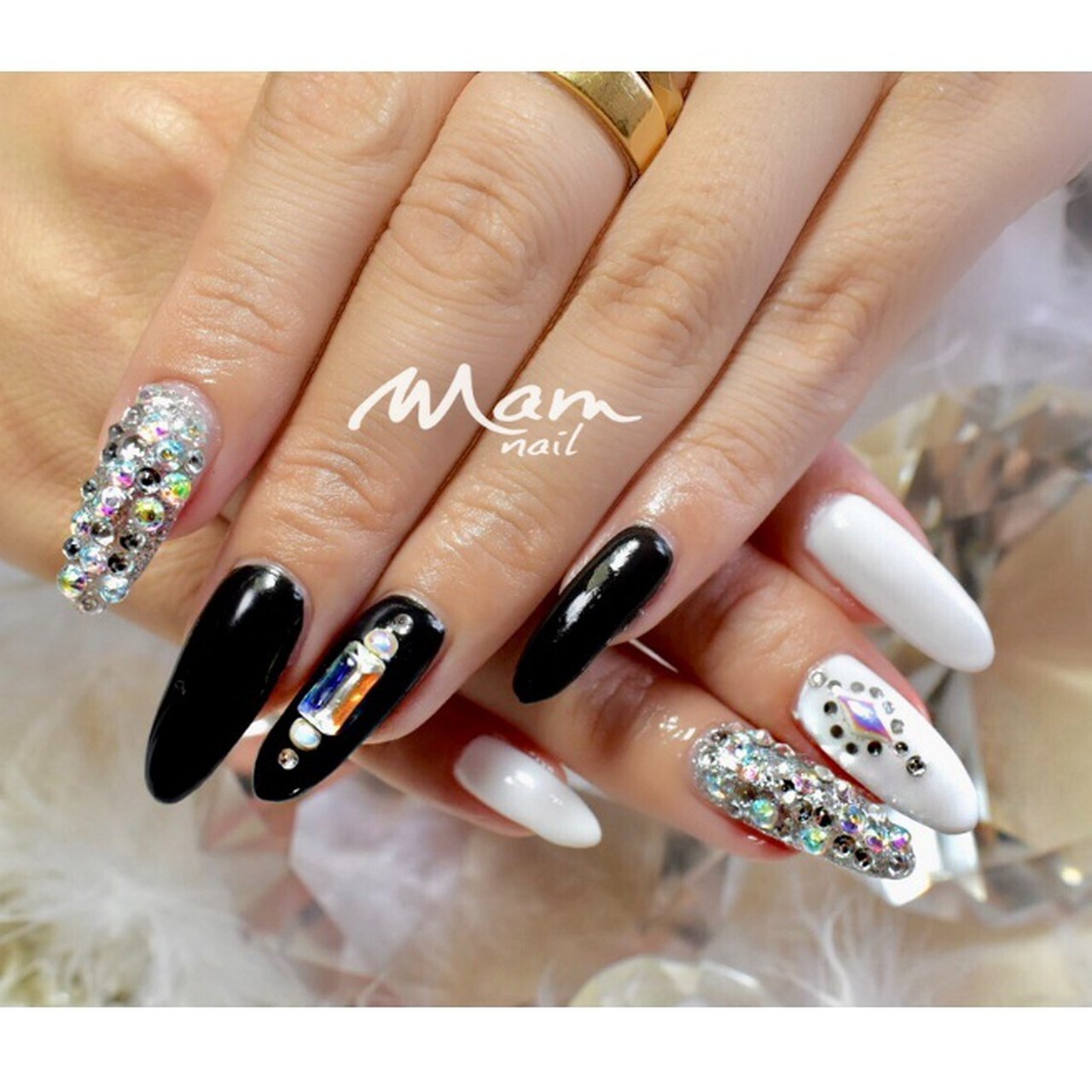 オールシーズン パーティー デート 女子会 ハンド Mamnailのネイルデザイン No ネイルブック