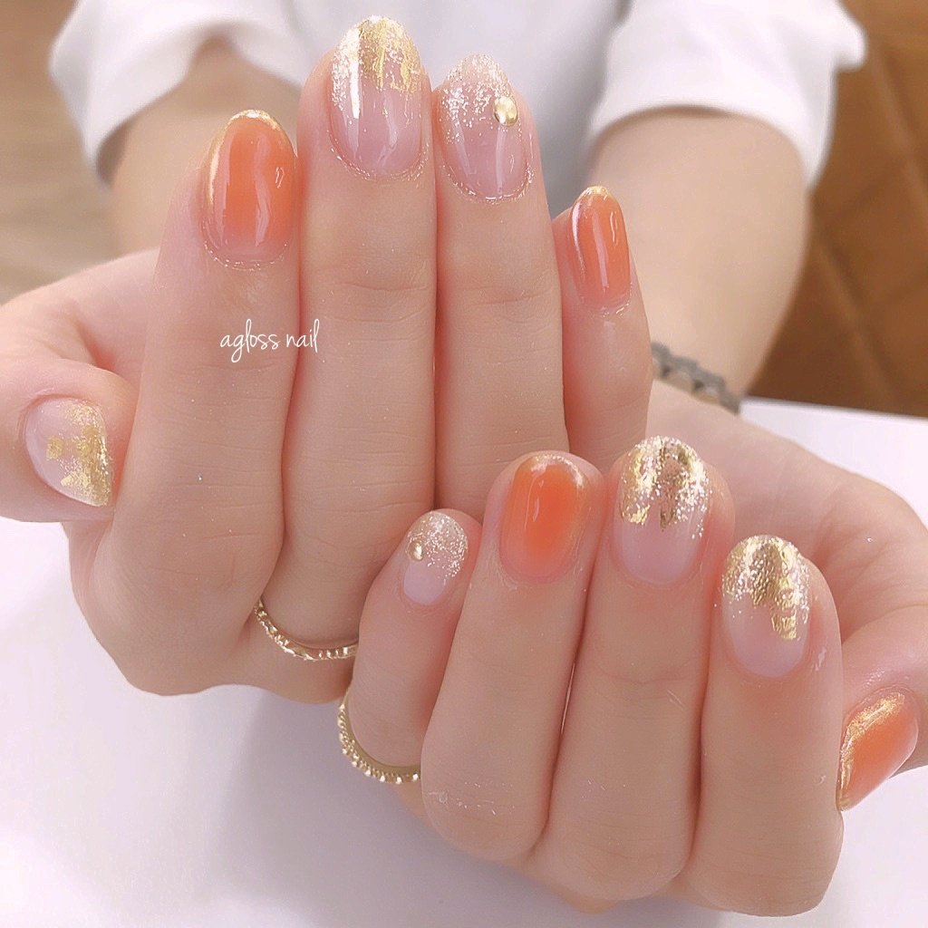 秋 冬 オールシーズン パーティー ハンド Agloss Nailのネイルデザイン No ネイルブック