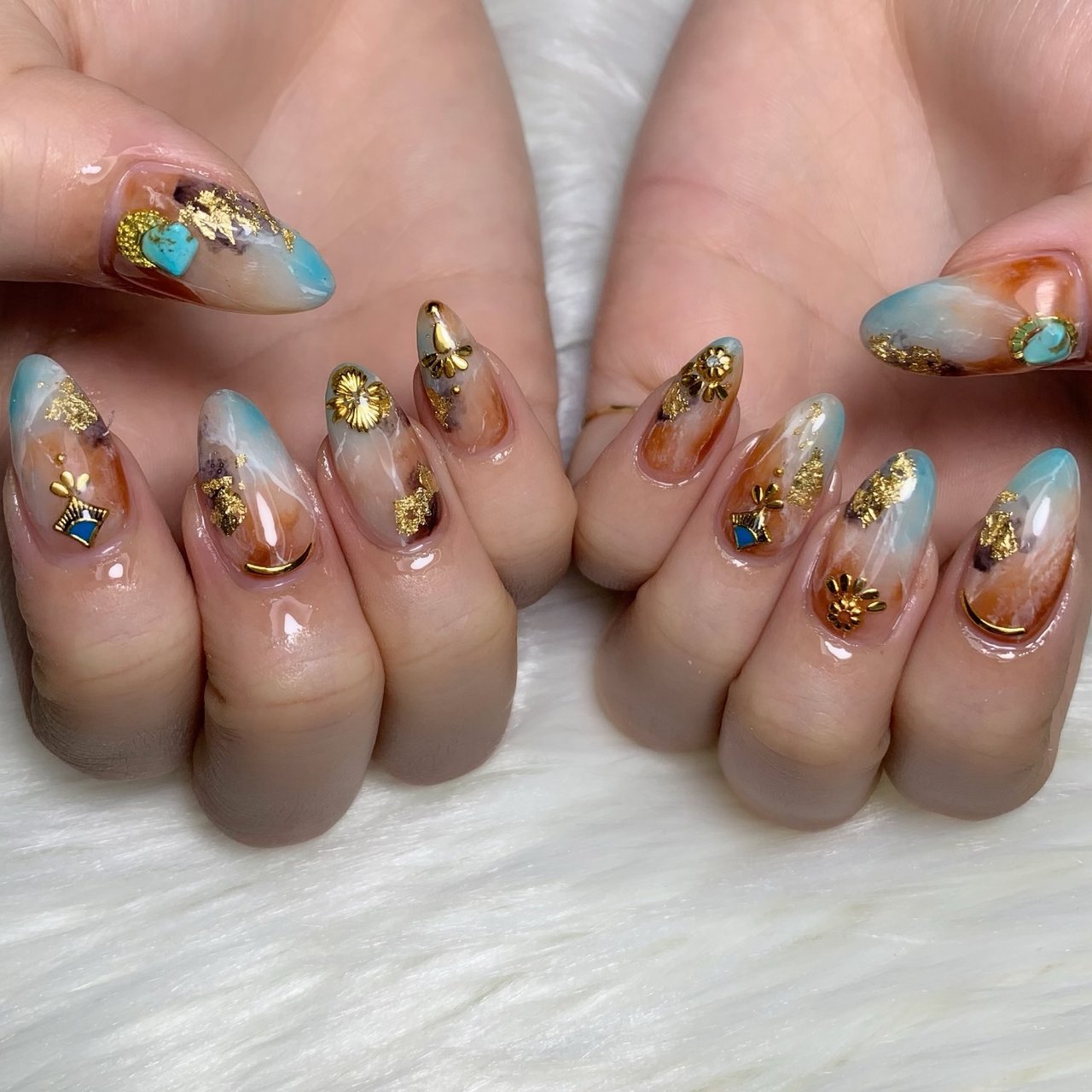 夏 秋 冬 オールシーズン ハンド Nail Salon Allu のネイルデザイン No ネイルブック