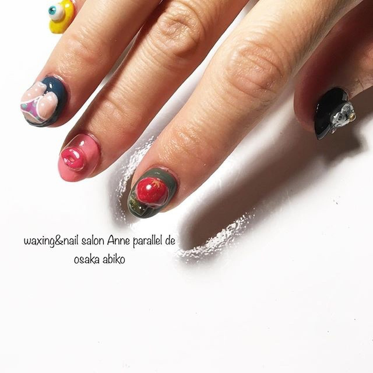 ハンド 3d ジェルネイル 〻midori〻大阪あびこアンパラレルドのネイルデザイン No ネイルブック