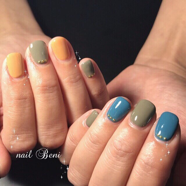 秋 旅行 ハンド シンプル ワンカラー Nail Salon Beni ネイルサロン ベニのネイルデザイン No ネイルブック