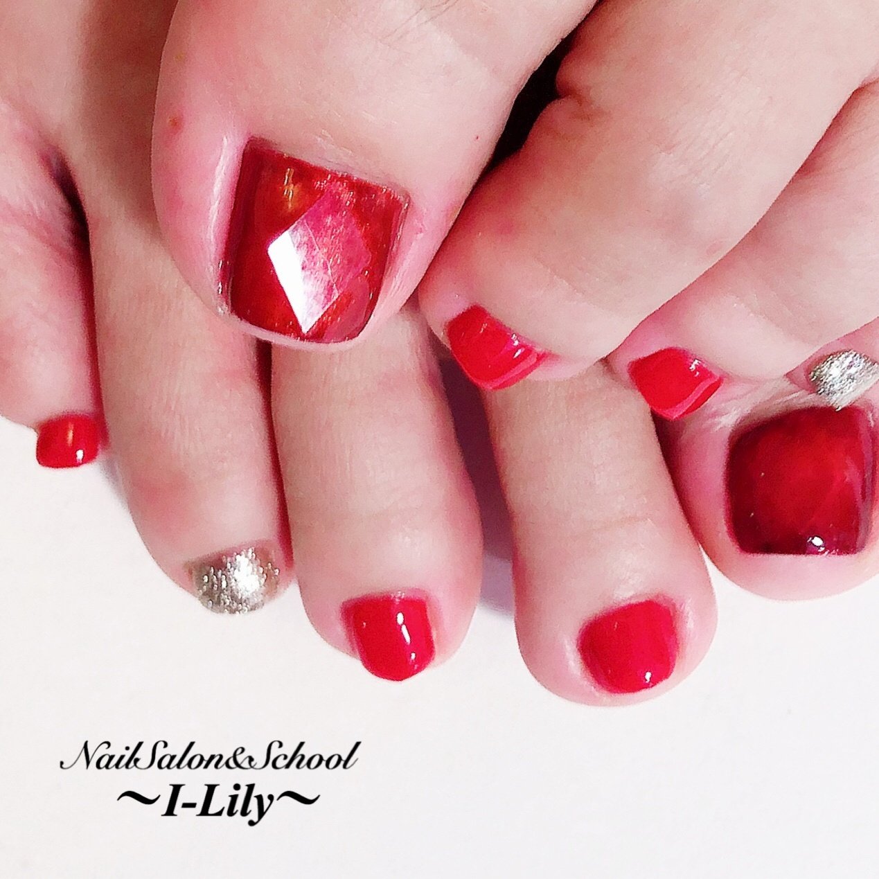 夏 秋 冬 オールシーズン フット Nailsalon School I Lily アイ リリーのネイルデザイン No ネイル ブック