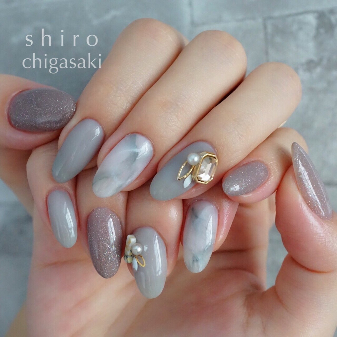 秋 冬 オフィス ハンド ワンカラー Private Nail Salon Shiroのネイルデザイン No ネイルブック