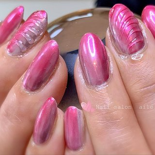 #茅ヶ崎ネイルサロン#格安ネイルサロン#nail salon aile#ジェルネイル#ハンド#ミラー#ピンク#シルバー#メタリック#アートし放題#ゴージャス 
自店オフ無料（4週間以内のお付け替え）
ハンドアートし放題5000円 #オールシーズン #ハンド #グラデーション #マーメイド #ミラー #ロング #ピンク #シルバー #ジェルネイル #お客様 #Nail salon aile #ネイルブック