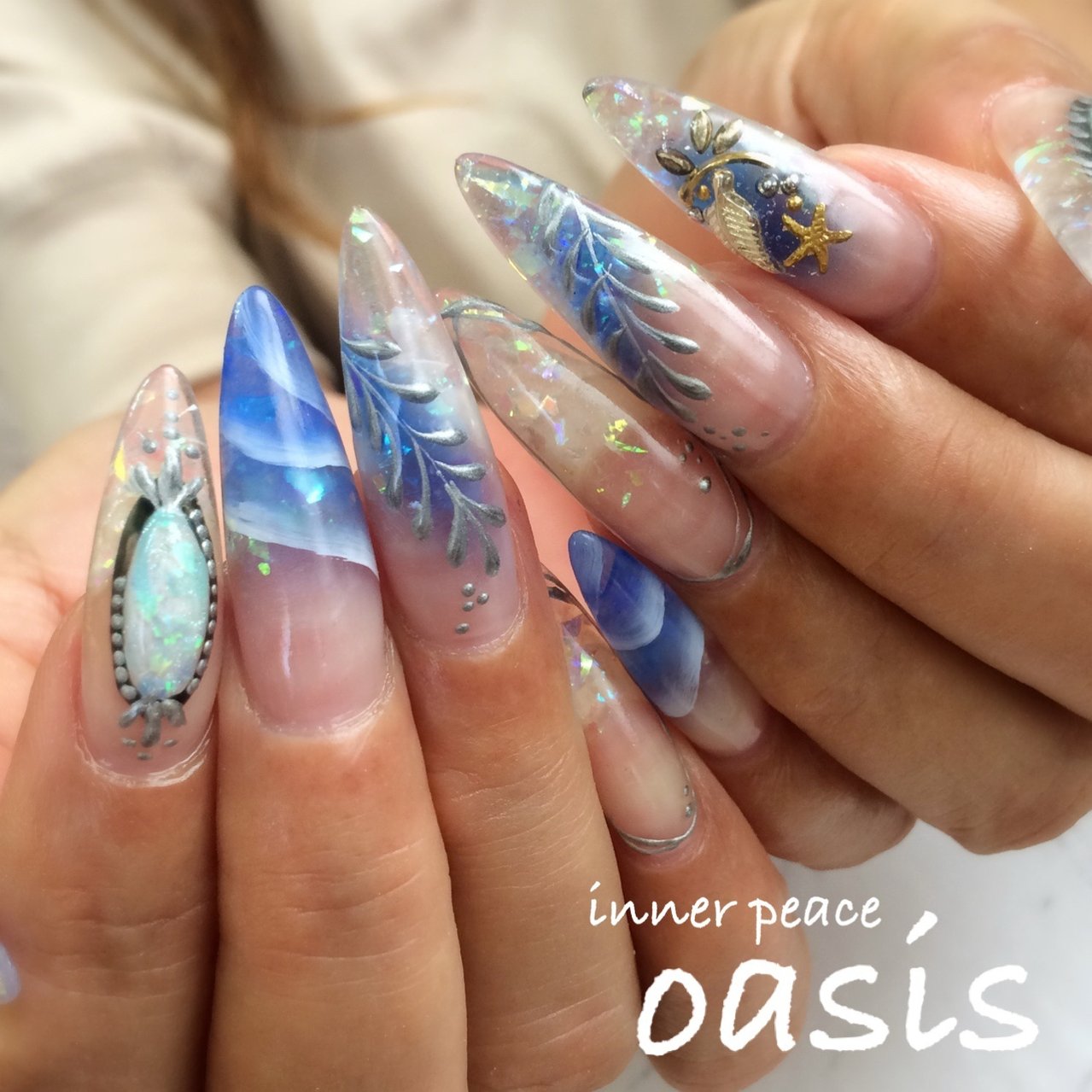 夏 海 リゾート パーティー ハンド Yukim Nailのネイルデザイン No ネイルブック