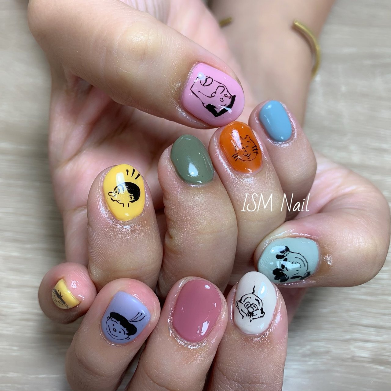 夏 秋 オールシーズン ハンド キャラクター Ism Nailのネイルデザイン No ネイルブック