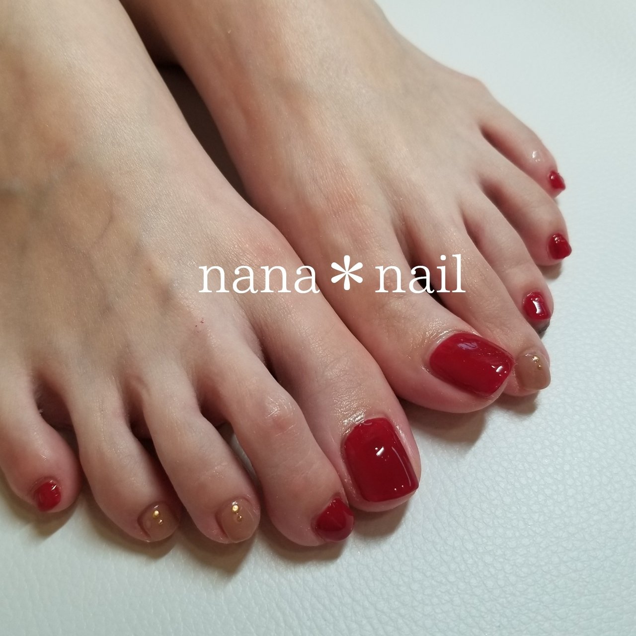 秋 オールシーズン デート 女子会 フット Nana Nailのネイルデザイン No ネイルブック