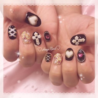 おすすめ順 ゴスロリネイルのネイルデザイン 2ページ目 ネイルブック