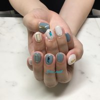 四角のネイルデザイン ネイルブック