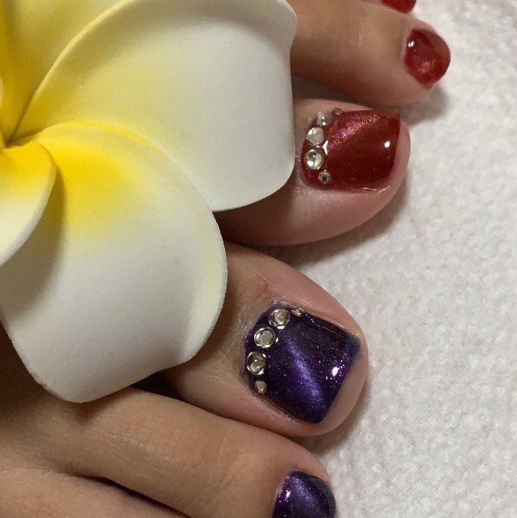 オールシーズン ライブ ハロウィン フット シンプル はるかのネイルデザイン No ネイルブック