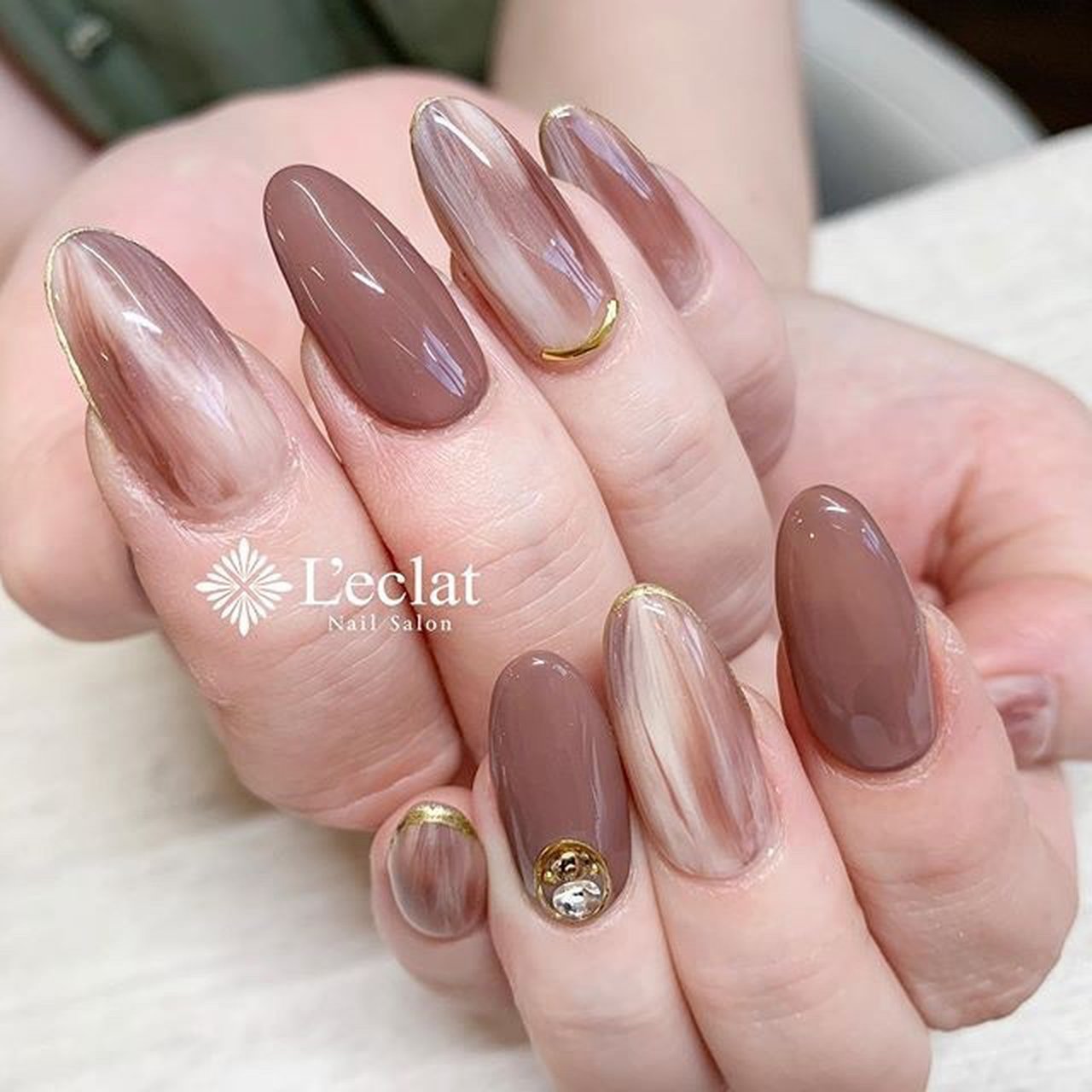 秋/冬/旅行/デート/ハンド - nailsalon_leclatのネイルデザイン[No